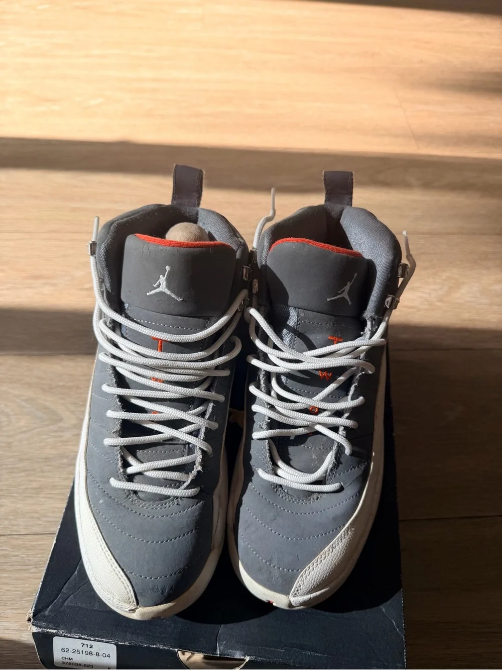 Authentic Air Jordan 12 Retro “Cool Grey” from the 2012 release 👟